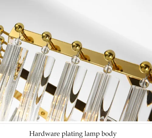 Vista 2 de Chandelier Light, Novel Decorated Gold Chandelier Metal LED Pendant Lights Retro Loft Adjustable Chain Hanging Lamp Living Room Lustre Lamparas