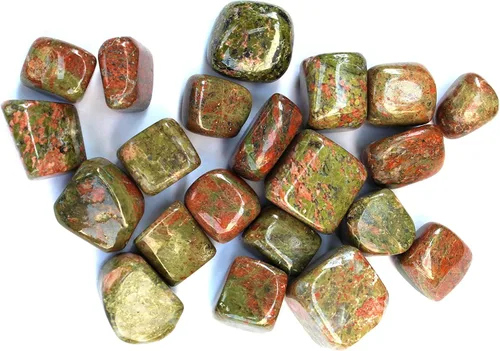 Vista 34 de Jet Amazonite - Piedra rodada de 3.53 oz aprox. de 0.75 a 1 pulgada con bolsa de terciopelo (Amazonita)