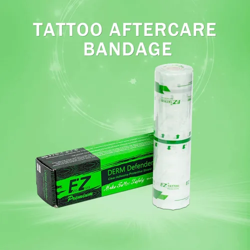 Vista 7 de EZ Tattoo - Rollo de vendaje para cuidado posterior, 7.8 pulgadas x 8.1 yardas, impermeable, transparente, cobertura para cubrir la segunda piel