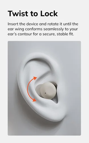 Vista 3 de ELEHEAR -Delight Audífonos OTC para personas mayores y adultos, mejora del habla impulsada por IA, calidad de sonido superior, diseño cómodo