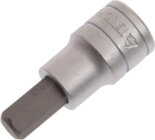 Vista 9 de Teng Tools Enchufe hexagonal de cromo vanadio métrico de 1/2 pulgada de 0.197 in Herramienta mecánica Herramienta de mano - M121505-C