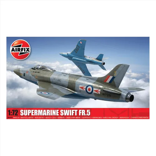 Vista 3 de Airfix Kit de avión modelo de regalo - A04054A English Electric Lightning F.2A, Kits de modelo de avión de plástico para adultos y niños mayores