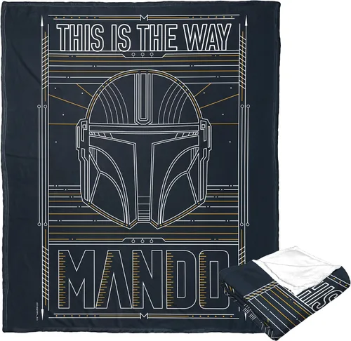 Vista 39 de Northwest Star Wars Manta Decorativa Silk Touch, 40" x 50", Villanos del Lado Oscuro