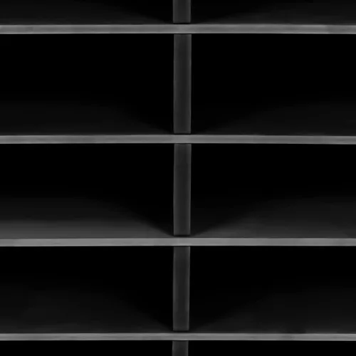 Vista 8 de Organizador de literatura, moderno organizador de literatura de escritorio de PVC, 12 ranuras, organizador de buzón de literatura rectangular