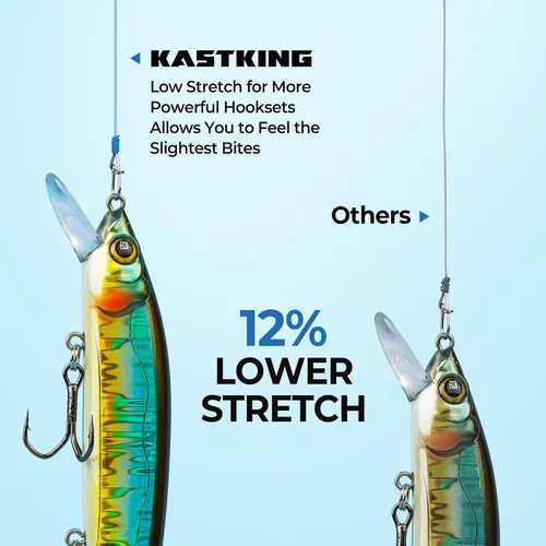 Vista 5 de KastKing Premium Monofilament Fishing Line, Abrasion Resistant & Low Memory