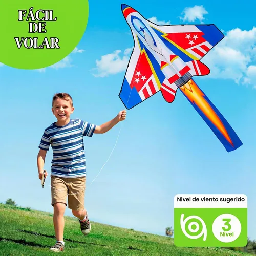 Vista 3 de JOYIN Cometa de playa grande para juegos y actividades al aire libre