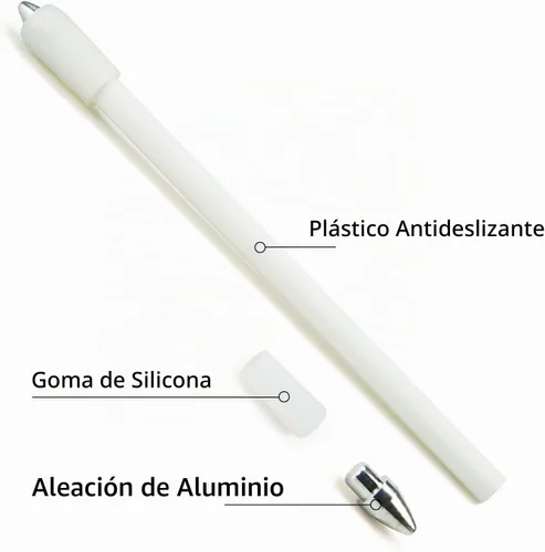 Vista 2 de Penspinning - Bolígrafos de viaje Mod Pen Spinning Mods Spinner Spin Stick antideslizante para principiantes, color blanco Negro