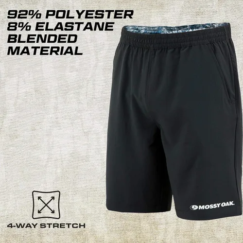Vista 3 de Mossy Oak Mens Men's Lounge Shorts Comfy Gym Shorts with PocketsShorts