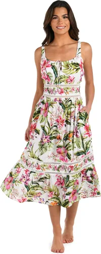 Vista 21 de La Blanca Vestido midi para cubrir el traje de baño para mujer