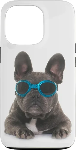 Vista 10 de Funda divertida para iPhone 17 con diseño de perro francés Bulldog Francés