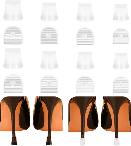 Vista 16 de Heel Protectors Heel Caps for High Heels Boot Heel Replacement for Women Walking on Grass Non-Slip Heel Covers