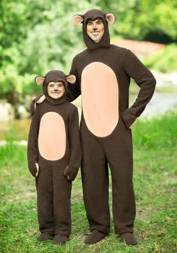 Vista 8 de Disfraz de oso de talla grande para adulto, Marrón
