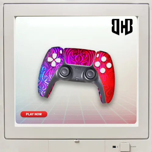Vista 124 de Battman Custom PS-5 Controller Wireless compatible with Play-Station 5 Console by BCB Controllers Proudly Customized in USA with Permanent