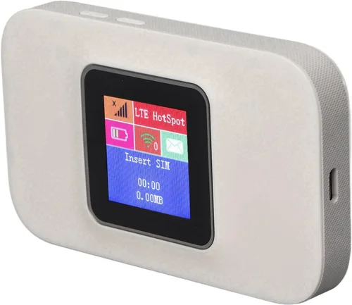 Vista 6 de GOTOTOP Wifi 4G de bolsillo, enrutador portátil ligero con ranura para micro tarjeta, velocidad de 300 Mbps para viajes, hogar y conexiones