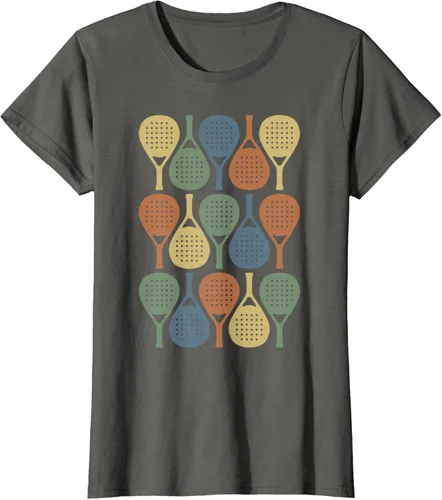 Vista 9 de Vintage Retro Padel Camiseta de Padel Sports Lover