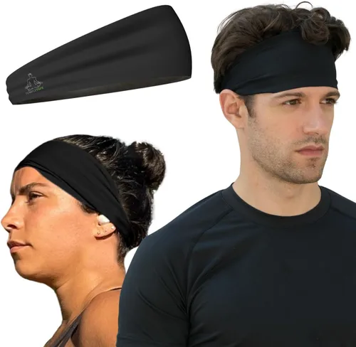 Vista 24 de Bandas de sudor Temple Tape - Diademas de entrenamiento para mujeres y hombres - Bandas de sudor para hombres - Bandas de sudor para deportes
