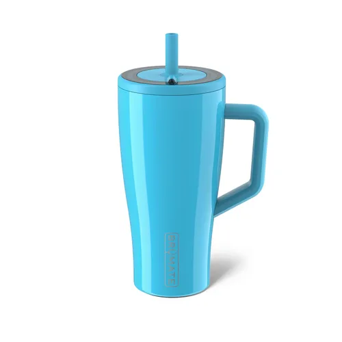 Vista 33 de BrüMate Era Vaso Térmico de 20 oz con Asa y Pajilla Vaso Térmico Aislante 100% A Prueba de Fugas con Tapa y Pajilla Hecho de Acero Inoxidable