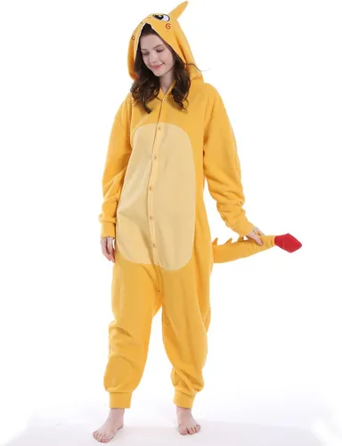 Vista 3 de Pijama de dragón unisex de animales, disfraz de cosplay para adultos