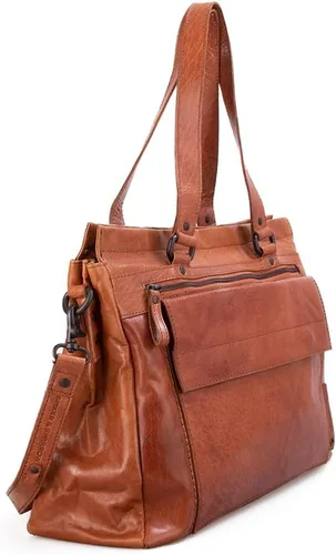 Vista 2 de Spikes & Sparrow Bolso de hombro para laptop Yosemite para mujer, Brandy, Tamaño único