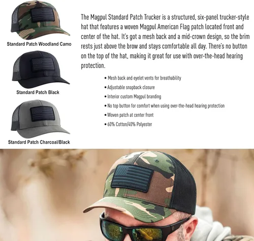 Vista 3 de Magpul - Gorra de béisbol con cierre a presión, talla única