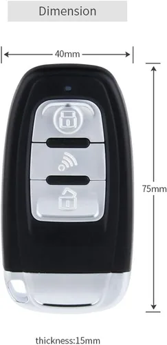 Vista 3 de EC002-NS PKE Sistema de alarma de coche de entrada sin llave pasiva arranque remoto botón de parada de arranque NFC bloqueo desbloqueo entrada
