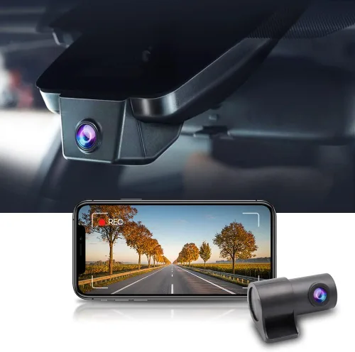 Vista 10 de Fitcamx Cámara de Tablero Delantera 2K y Trasera 1080P se Adapta para Toyota Tacoma 2018 2019 2020 2021 2022 2023 Limited SR5 SR TRD Sport Off-Road