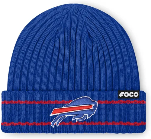 Vista 10 de FOCO NFL - Gorro acanalado con logotipo de equipo de la NFL para hombre