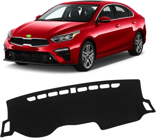 Vista 101 de FIILINES Cubierta para tablero Compatible con Mazda 3 2010-2013 Accesorios Tapete para tablero para Mazda 3 Accesorios Tapete para salpicadero