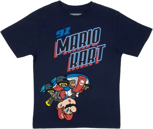 Vista 5 de Nintendo Super Mario Mario Kart - Juego de 3 camisetas de manga corta para niños