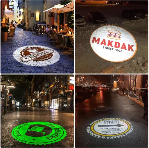 Vista 7 de Proyector de Gobo con Logo Personalizado para Luces Exteriores de Negocios, Logo Personalizado Impermeable Ip67, Lente Led para Interiores para Bar