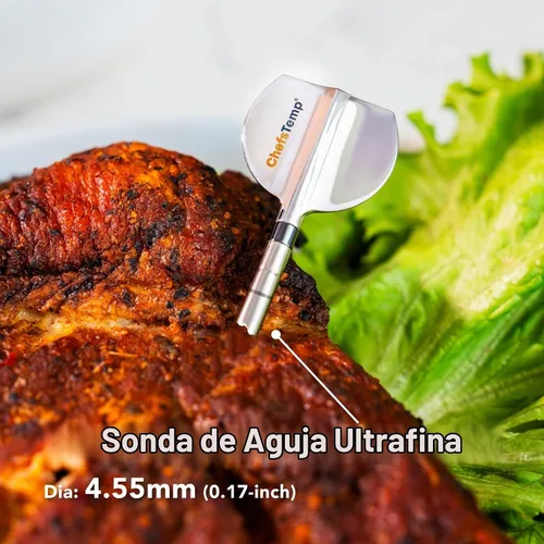Vista 7 de ChefsTemp Termómetro inalámbrico para carne ProTemp 2 Plus con sonda