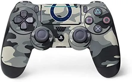 Vista 6 de Skinit Calcomanía para juegos compatible con PS4 Pro/Slim Controller, con licencia oficial de Liquid Blue NFL Indianapolis Colts Running Back