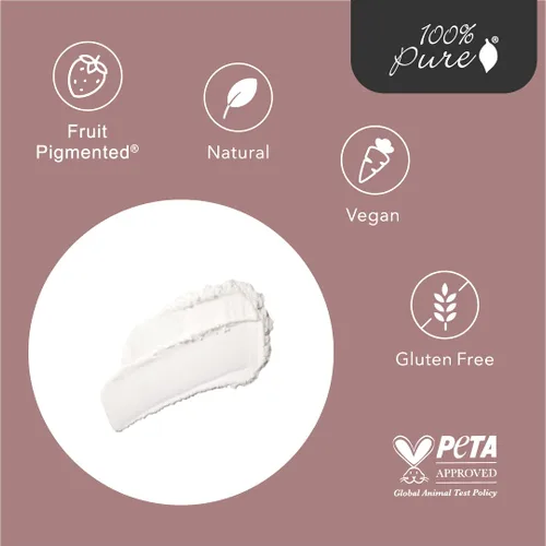 Vista 5 de 100% PURE Maquillaje facial matificante de bambú que absorbe los poros minimizando el acabado ligero – de larga duración, vegano, color translúcido