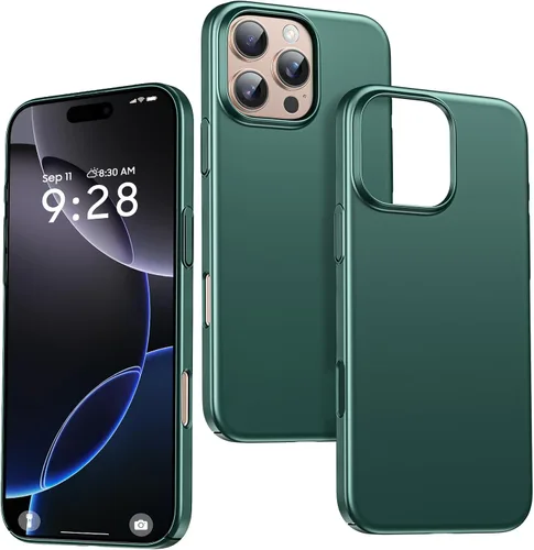Vista 20 de GRECAZO Funda delgada para iPhone 16 Pro Max, ultra fina, color negro