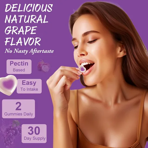 Vista 8 de Totaria Gomitas multivitamínicas sin azúcar para mujeres mayores de 14 años con hierro, inositol, folato, biotina, gomitas multivitamínicas diarias