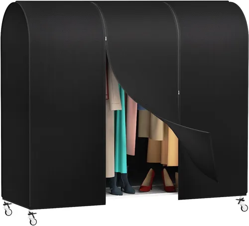 Vista 16 de Zilink Funda para Perchero de Ropa de 43 Pulgadas a Prueba de Polvo Transpirable Funda para Perchero de Ropa Bolsas para Ropa Grandes Protector