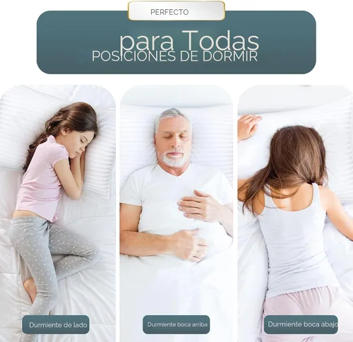 Vista 3 de Utopia Bedding - Almohadas de cama para dormir de tamaño estándar (blanco), juego de 2, calidad de hotel refrescante, para dormir de espalda, boca
