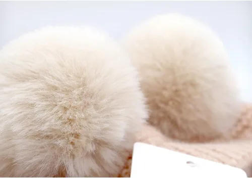 Vista 3 de Bonito gorro elástico de invierno para niños y niñas