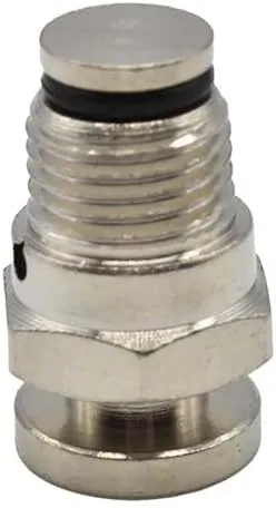 Vista 5 de Interstate Pneumatics Válvula de purga de botón pulsador V11B 1/16 pulgadas NPT