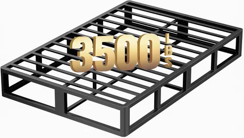 Vista 12 de ROIL Somier de 10 Pulgadas para Cama Individual, Somier Metálico Resistente con Funda de Tela, Capacidad Máxima de Peso de 3500 Libras, Fácil