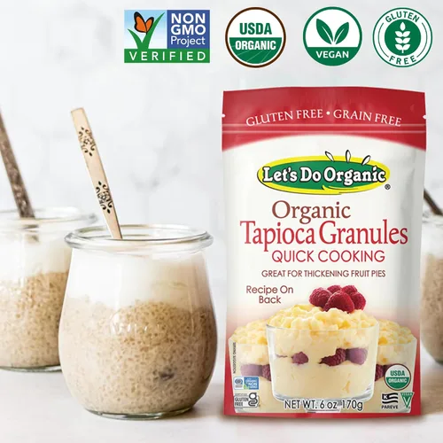 Vista 4 de Let's Do Organic s Gránulos orgánicos de tapioca, 6 oz