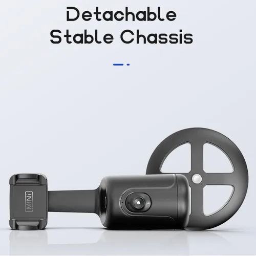 Vista 9 de Andoer Smart 360 grados Auto Face Tracking Gimbal Desktop Selfie Stabilizer Robot Camaraman con lente ajustable Base estable Soporte de teléfono
