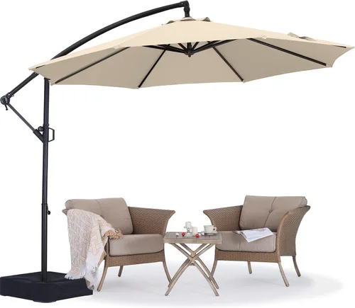 Vista 31 de ABCCANOPY Sombrillas voladizas prémium de 9 pies para patio