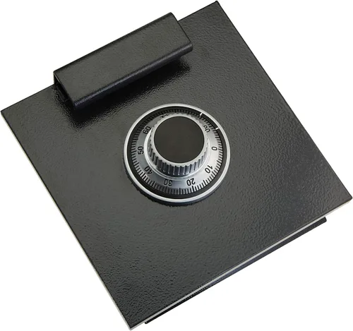 Vista 2 de Protex IF-1212C II Caja fuerte para piso, caja fuerte bajo el suelo, cerradura de combinación LaGard grupo II, cubierta de acero resistente, placa