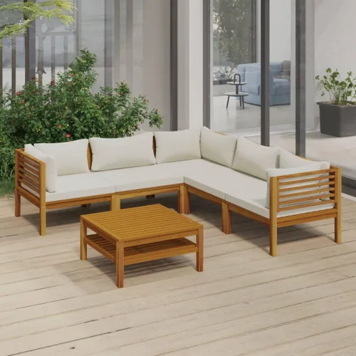 Vista 32 de Juego de 5 piezas para patio con cojín, juego de muebles de sofá, resistente a la intemperie, adecuado para uso en exteriores, requiere montaje Gris