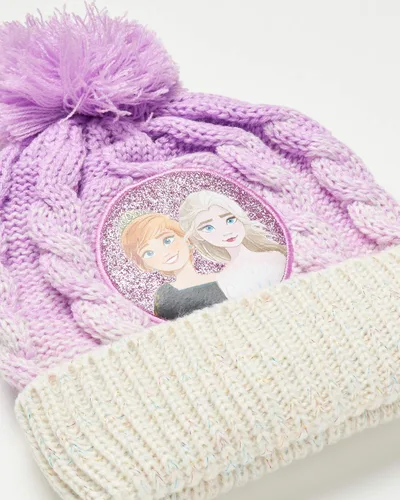 Vista 4 de Disney Conjunto de gorro y guantes Frozen Elsa and Anna para niñas pequeñas (edad 2-7)
