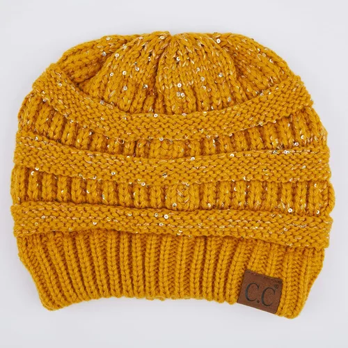 Vista 142 de C.C Trendy Warm Chunky Soft Stretch Cable Knit Beanie