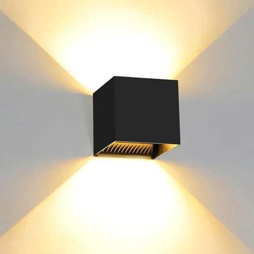 Vista 10 de Kawell Aplique de pared LED moderno de 12 W, ángulo de haz ajustable, impermeable, IP65, luz de pared de aluminio para interiores y exteriores