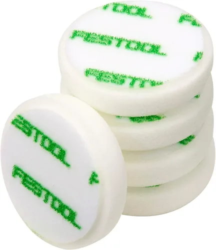 Vista 2 de Festool 202009 D80 Esponjas de pulido finas blancas, paquete de 5