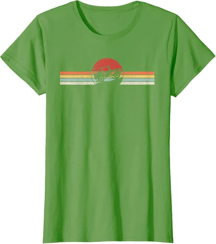 Vista 4 de Camiseta retro vintage Off Road 4X4 Negro